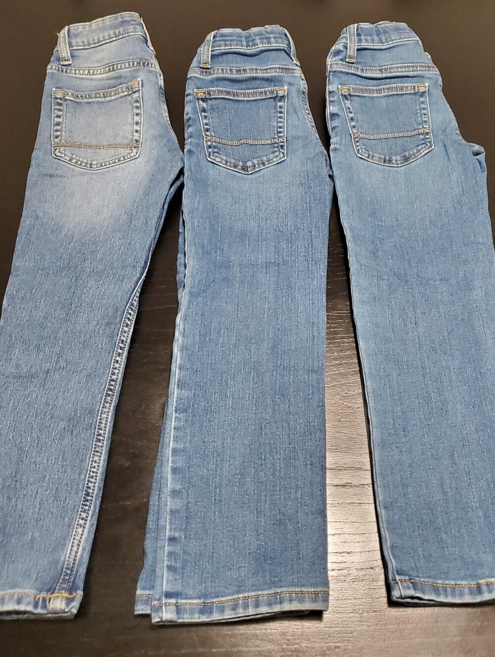 3 Pairs Of Cat & Jack Boys Size 6 Slim & Size 6 Skinny Jeans